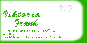 viktoria frank business card